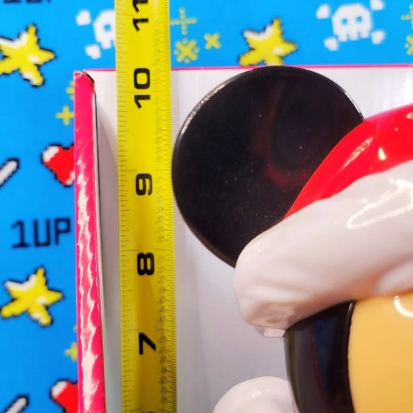 Disney Mickey Mouse 10" Christmas Santa Candy Dispenser Limited Edition New - Picture 12 of 12